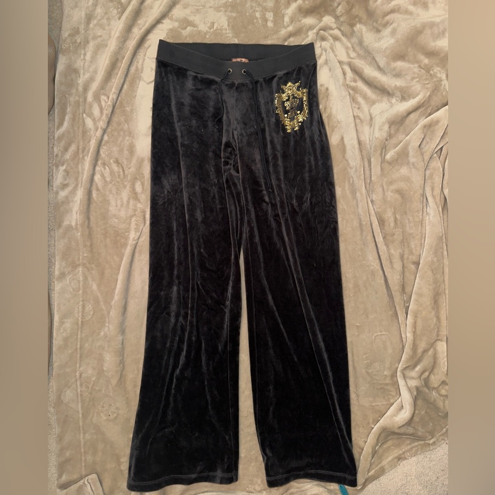 Juicy couture velour track pants